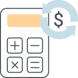 calculate price icon